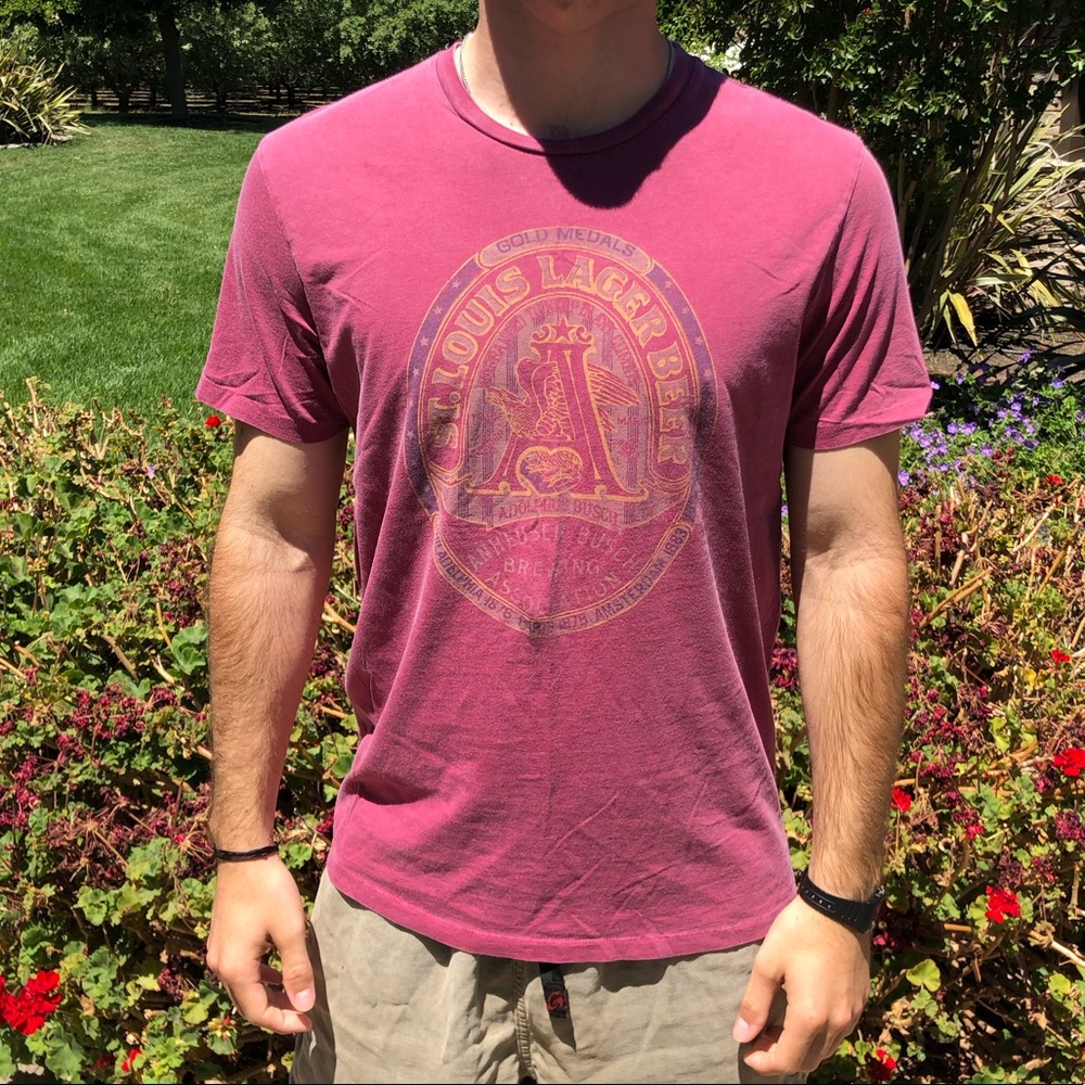 Lucky Brand Budweiser shirt